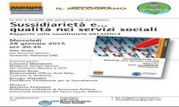 Verbania
"Sussidiarietà e... qualità nei servizi sociali"