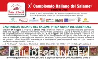 Stresa
X° Campionato Italiano del Salame
