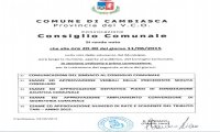 Cambiasca
Consiglio Comunale Cambiasca