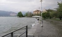 Verbania
Instabilità in esaurimento. Pioggia record, lago cresce lento