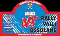 Ossola
Rally Valli Ossolane 2013: CLASSIFICA