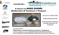 Verbania
Masterclass di tamburo e timpani con Mike Quinn