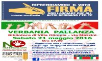 Verbania
Incontro per il No al referendum costituzionale