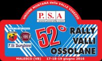 Ossola
Caffoni vince il 52° Rally Valli Ossolane - Classifica
