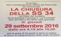 Verbania
Chiusura SS34 il 29 settembre 2016