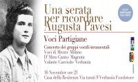 Verbania
Una serata per ricordare Augusta Pavesi