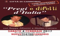 Cannobio
"Pregi e difetti d'Italia" al Teatro di Cannobio
