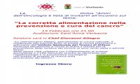 Verbania
Corretta alimentazione nella prevenzione del cancro